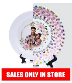 Sublimation Ceramic Plate with Stand