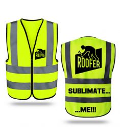 Sublimation Safety Reflective Vest-Green Color